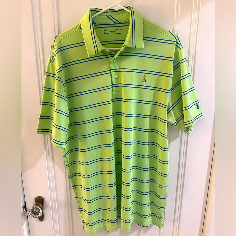 Men’s Under Armour Streamsong golf shirt. Like new, size large.